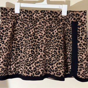 Leopard Print Women's Skirt